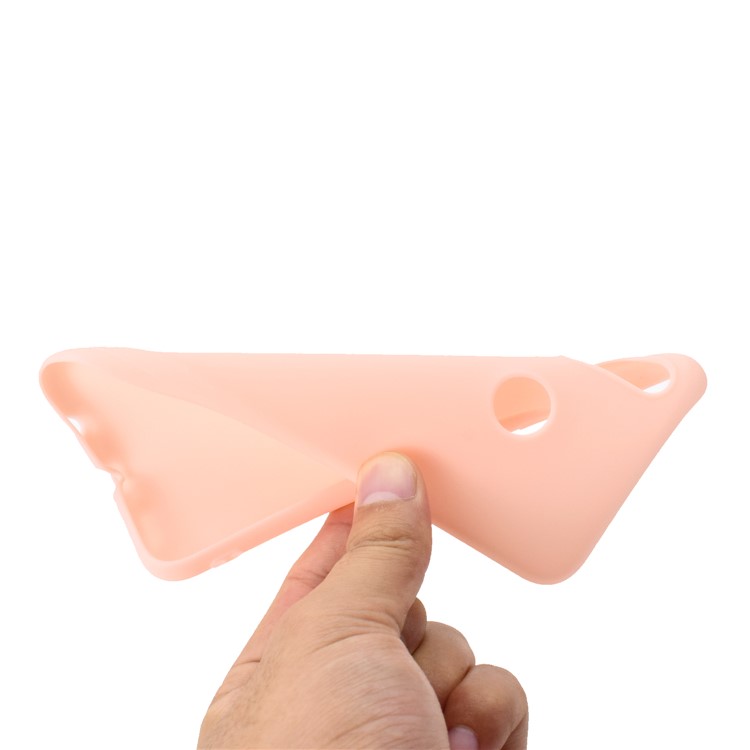 Estuche Móvil TPU Suave Mate De Color Liso Para Huawei Nova 3i / P Inteligente Plus - Rosado-5