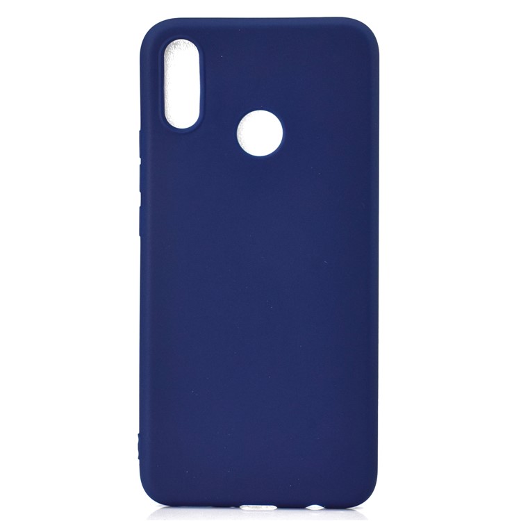 Solid Color Matte Soft TPU Protection Shell for Huawei nova 3i / P Smart Plus - Dark Blue-2