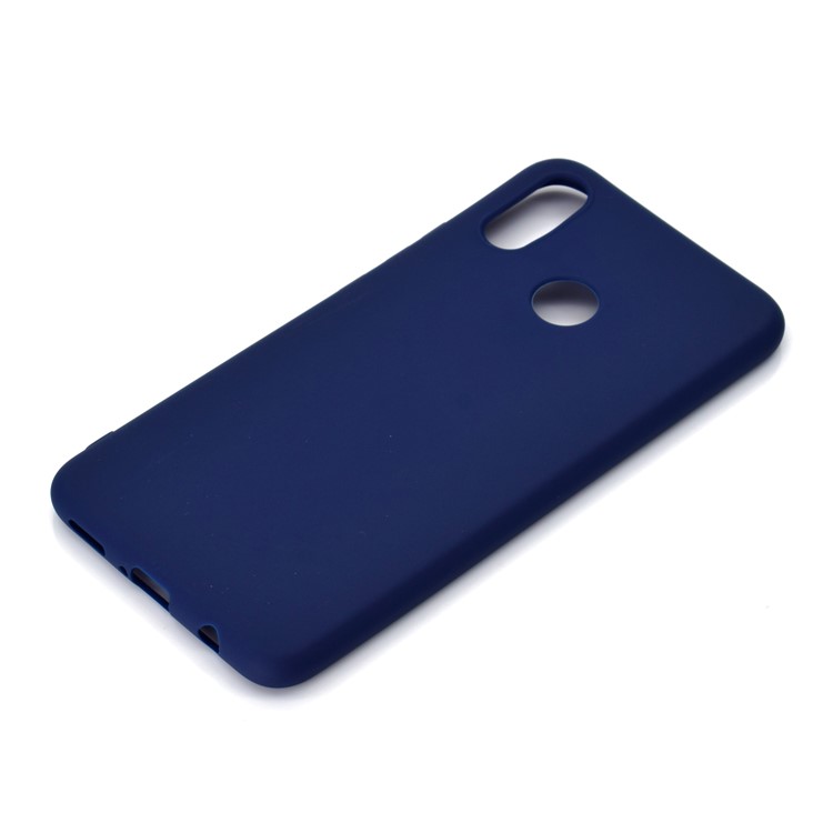 Solid Color Matte Soft TPU Protection Shell for Huawei nova 3i / P Smart Plus - Dark Blue-3