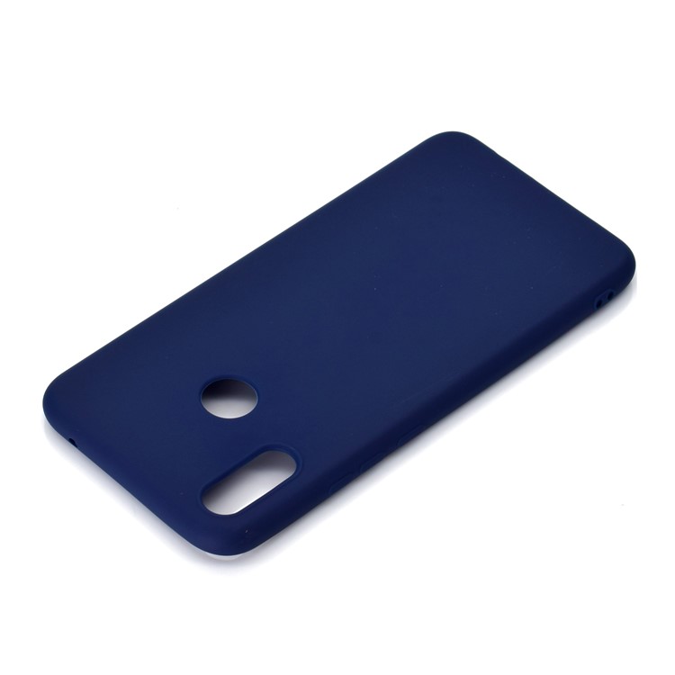 Solid Color Matte Soft TPU Protection Shell for Huawei nova 3i / P Smart Plus - Dark Blue-4