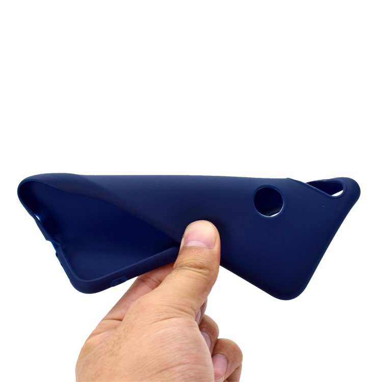 Solid Color Matte Soft TPU Protection Shell for Huawei nova 3i / P Smart Plus - Dark Blue-5