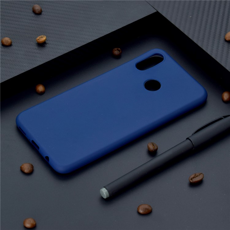 Solid Color Matte Soft TPU Protection Shell for Huawei nova 3i / P Smart Plus - Dark Blue-6