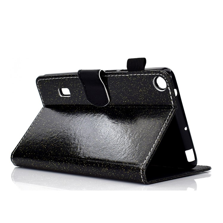 Flash Powder PU Leather Tablet Casing for Huawei MediaPad T3 7 WiFi Version - Black-4