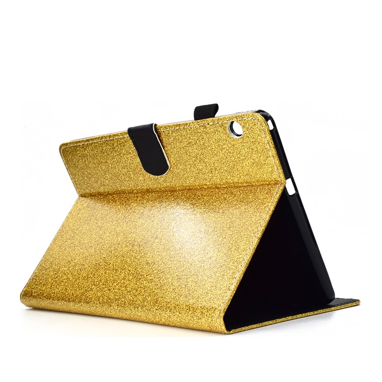 Flash Powder PU Leather Tablet Casing Case for Huawei MediaPad T3 10 / Huawei Honor Play Pad 2 9.6-inch - Gold-4