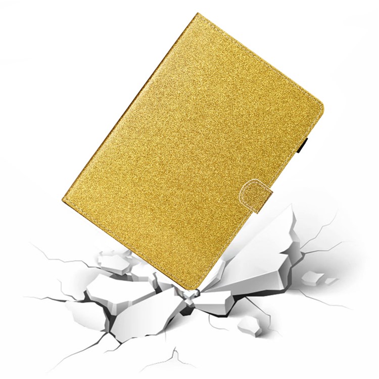 Flash Powder PU Leather Tablet Casing Case for Huawei MediaPad T3 10 / Huawei Honor Play Pad 2 9.6-inch - Gold-7