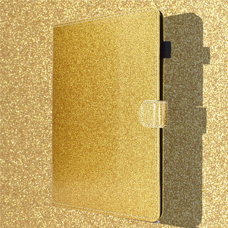 Flash Powder PU Leather Tablet Casing Case for Huawei MediaPad T3 10 / Huawei Honor Play Pad 2 9.6-inch - Gold-8