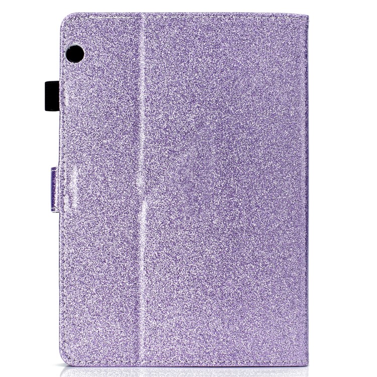 Flash Powder PU Leather Tablet Shell for Huawei MediaPad T3 10 / Huawei Honor Play Pad 2 9.6-inch - Purple-3