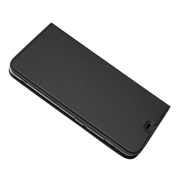 Estuche De Cuero Autoabsorbido Con Ranura Para Tarjeta Para Huawei P Smart + / nova 3i - Negro-3