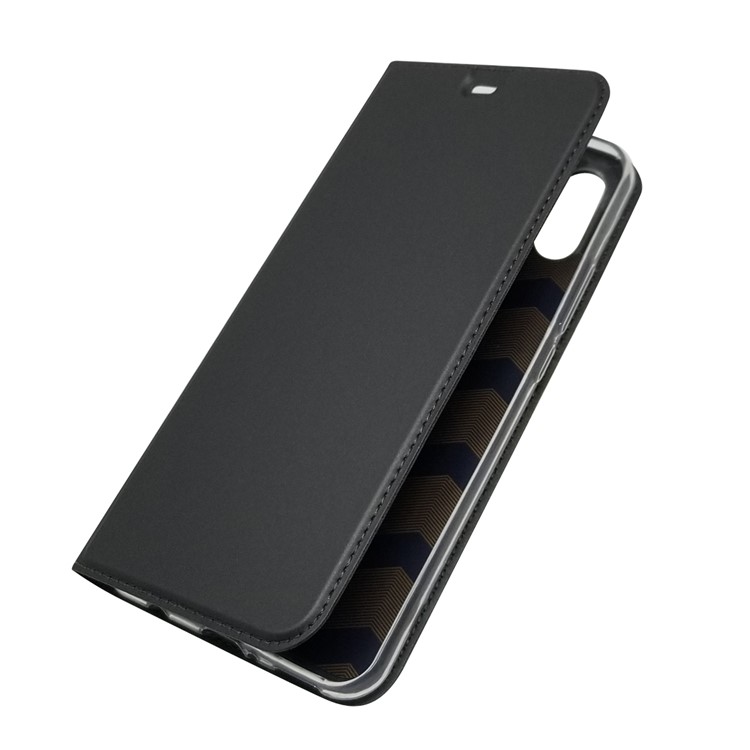 Estuche De Cuero Autoabsorbido Con Ranura Para Tarjeta Para Huawei P Smart + / nova 3i - Negro-7