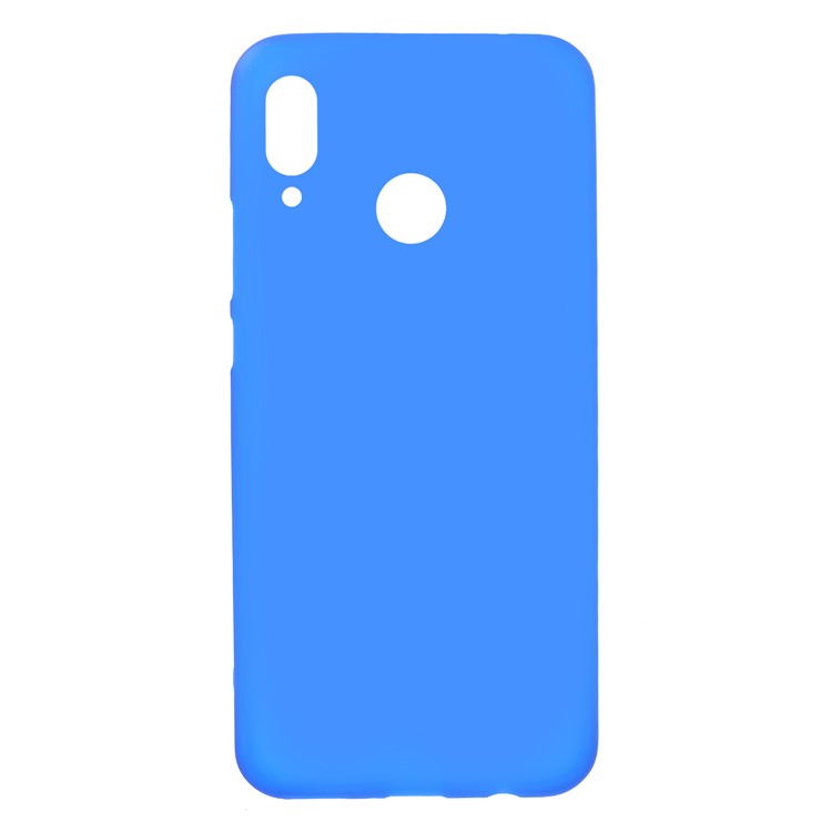 Double-Sided Matte Soft TPU Back Case Protector for Huawei nova 3 - Blue-1