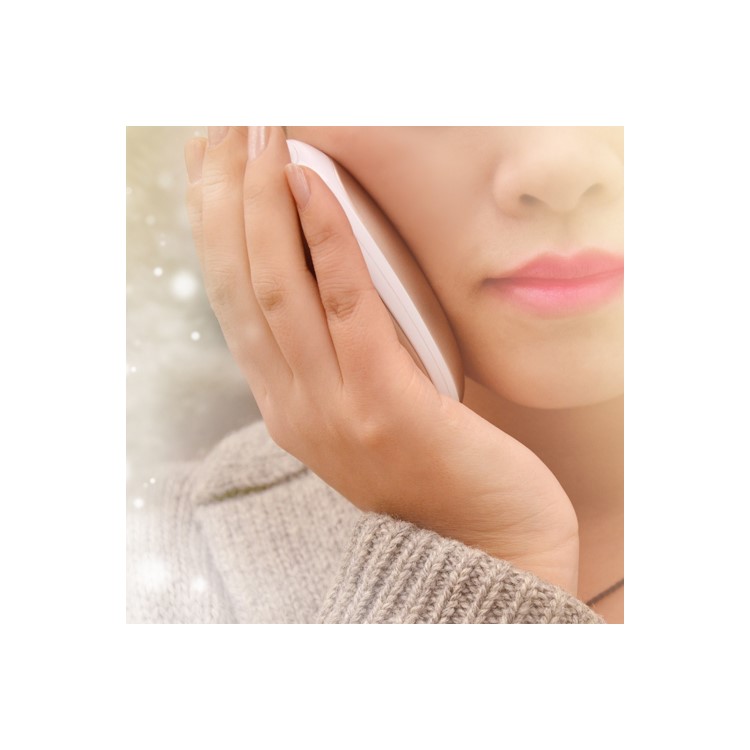 PISEN CE Certificated 7500mAh Portable Power Bank Hand Warmer - Silver Color-4