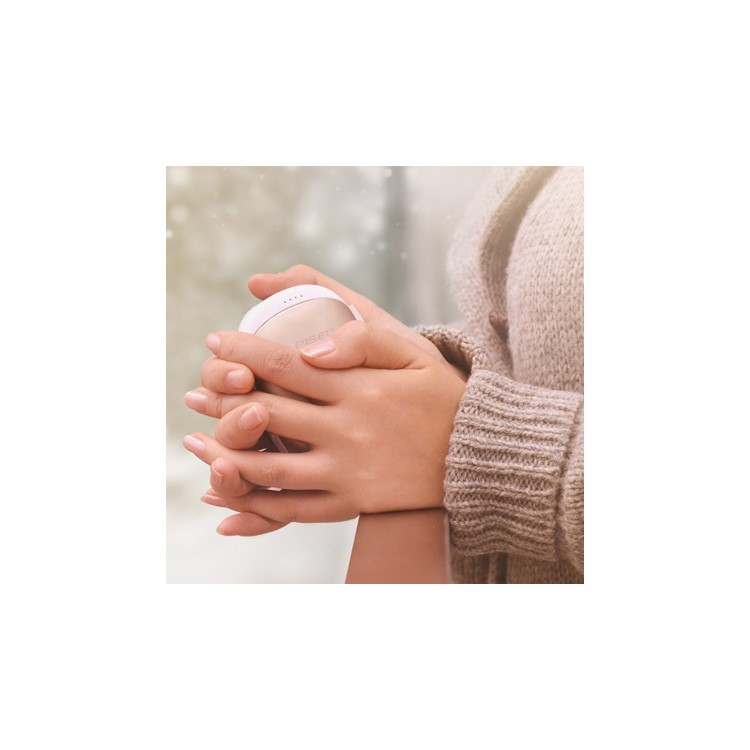 PISEN CE Certificated 7500mAh External Power Charger Hand Warmer - Gold Color-5