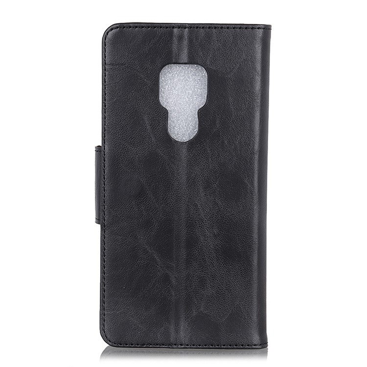 Crazy Horse Split Leather Card Holder Mobile Phone Casing for Huawei Mate 20 - Black-5