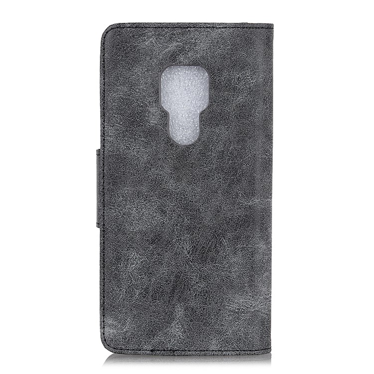 For Huawei Mate 20 Vintage Style Split Leather Stand Wallet Mobile Cover - Grey-5