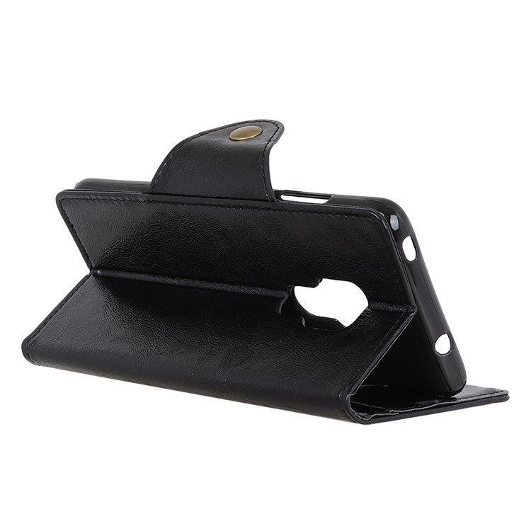 PU Leather Protection Cell Phone Case with Card Holder for Huawei Mate 20 - Black-5