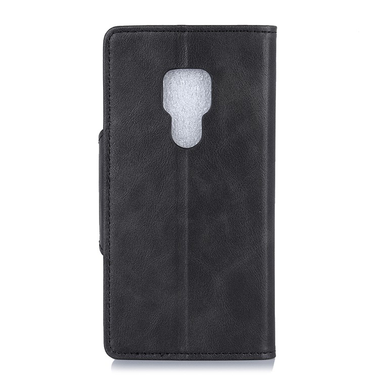 PU Leather Wallet Stand Mobile Case for Huawei Mate 20 - Black-6