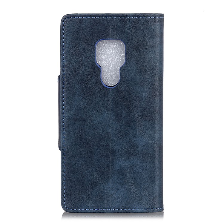 PU Leather Wallet Stand Protection Phone Cover Case for Huawei Mate 20 - Blue-6