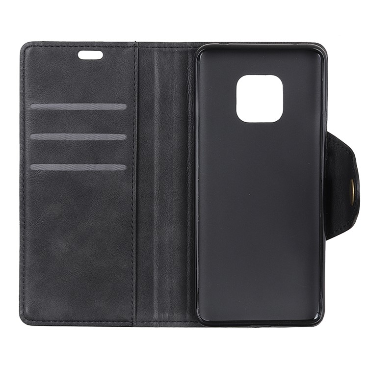 Wallet Leather Stand Casing for Huawei Mate 20 Pro - Black-7