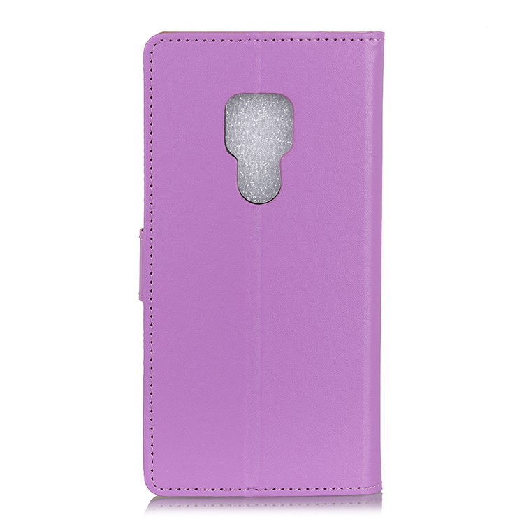 Folio Flip Cover / PU Leather Stand Wallet Shell for Huawei Mate 20 - Purple-3