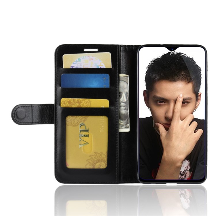 Crazy Horse Texture Wallet Stand Leather Case for Huawei Honor 8X - Black-6
