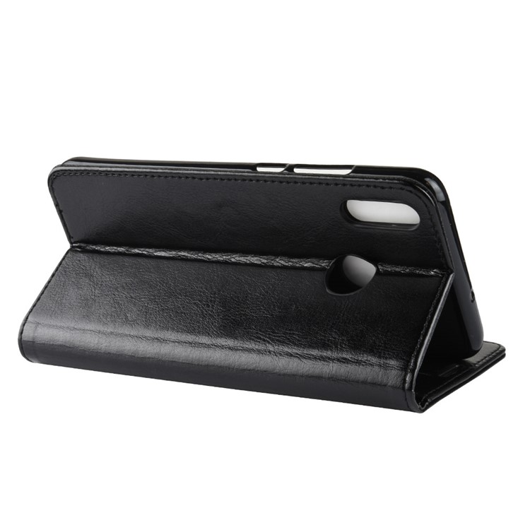 Crazy Horse Texture Wallet Stand Leather Case for Huawei Honor 8X - Black-7