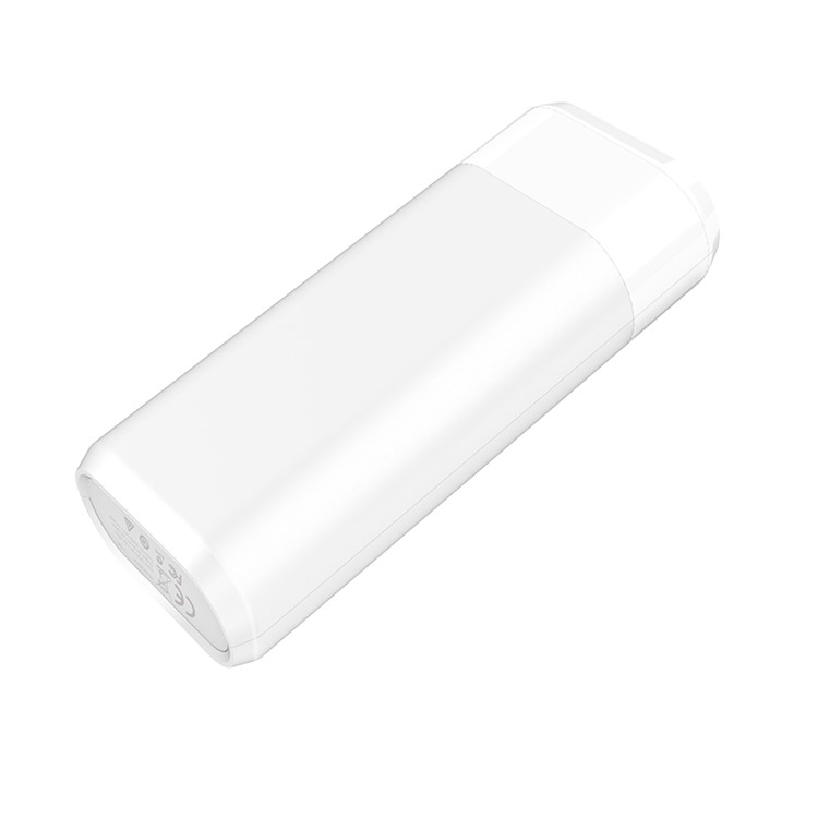 HOCO B35A Portable 5200mAh External Battery Charger Power Bank with LED Indicator - White-4