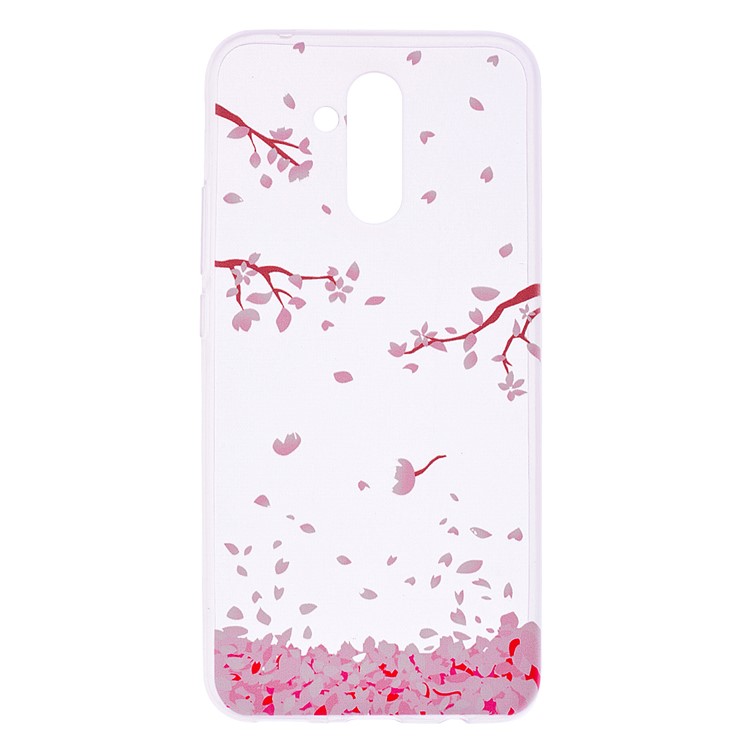 Pattern Printing TPU Case for Huawei Mate 20 Lite - Beautiful Flowers-2