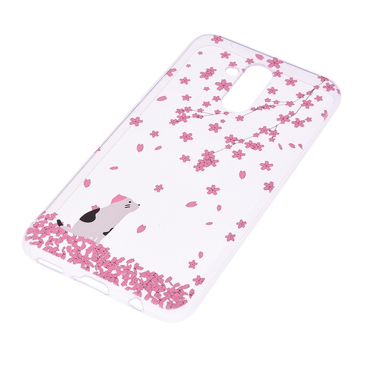 Pattern Printing TPU Back Case for Huawei Mate 20 Lite - Vivid Flower-3