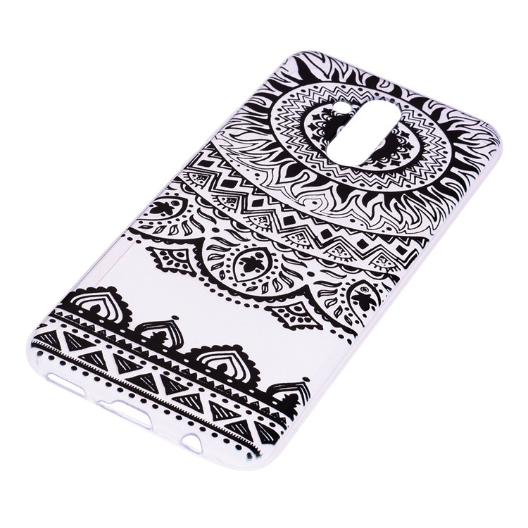 Pattern Printing TPU Shell Case for Huawei Mate 20 Lite - Flowers Pattern-3