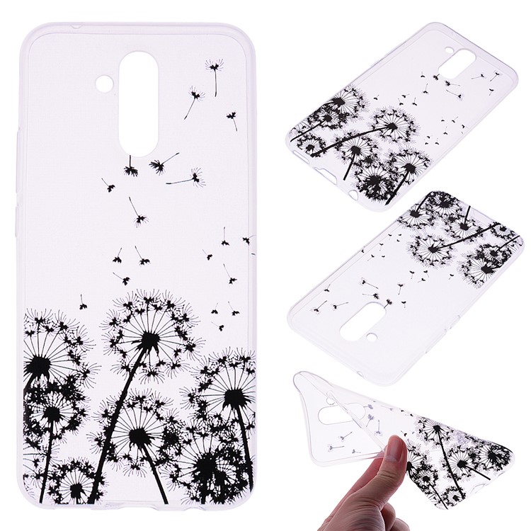 Pattern Printing TPU Mobile Phone Case for Huawei Mate 20 Lite - Dandelion Pattern-1