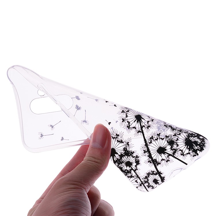 Pattern Printing TPU Mobile Phone Case for Huawei Mate 20 Lite - Dandelion Pattern-5
