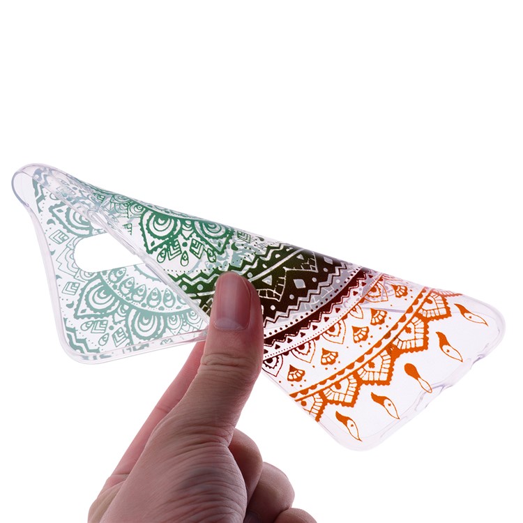 Pattern Printing TPU Cover Case for Huawei Mate 20 Lite - Colorful Flower-5