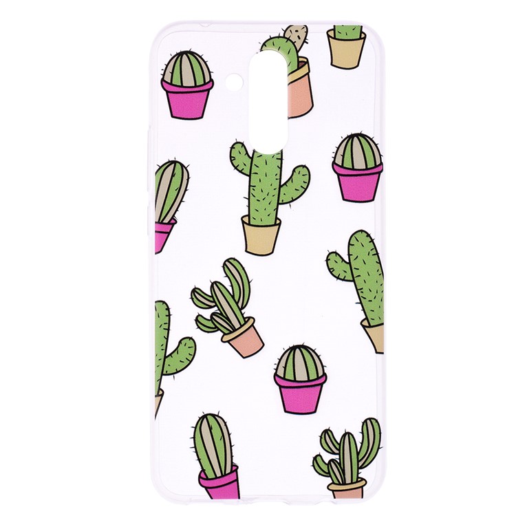 Pattern Printing TPU Case Phone Cover for Huawei Mate 20 Lite - Cactus Pattern-2