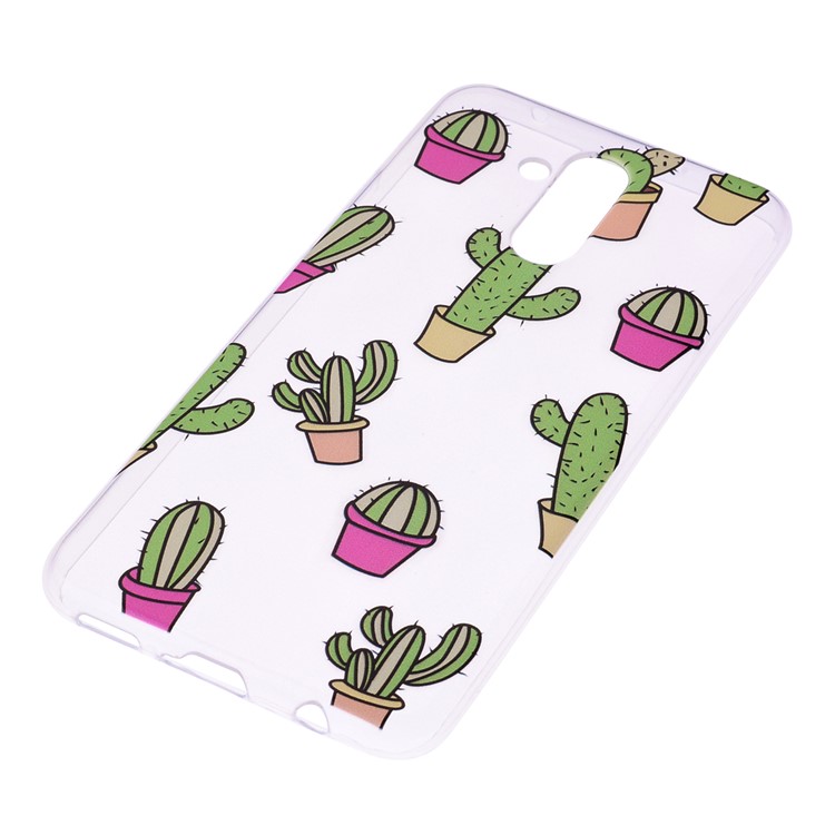 Pattern Printing TPU Case Phone Cover for Huawei Mate 20 Lite - Cactus Pattern-3