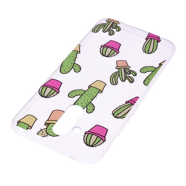 Pattern Printing TPU Case Phone Cover for Huawei Mate 20 Lite - Cactus Pattern-4
