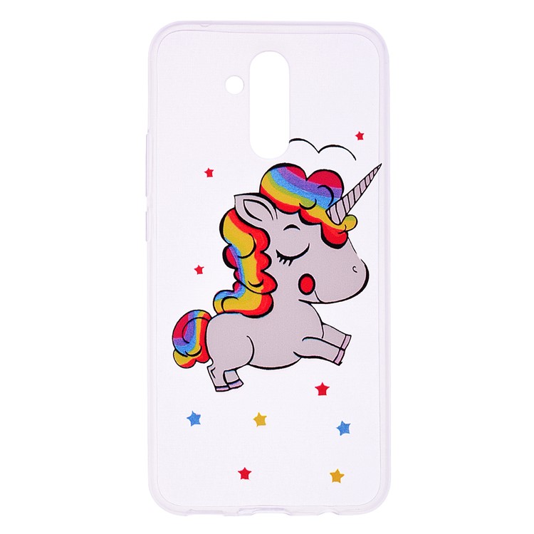 Pattern Printing TPU Back Cover Case for Huawei Mate 20 Lite - Unicorn Pattern-2