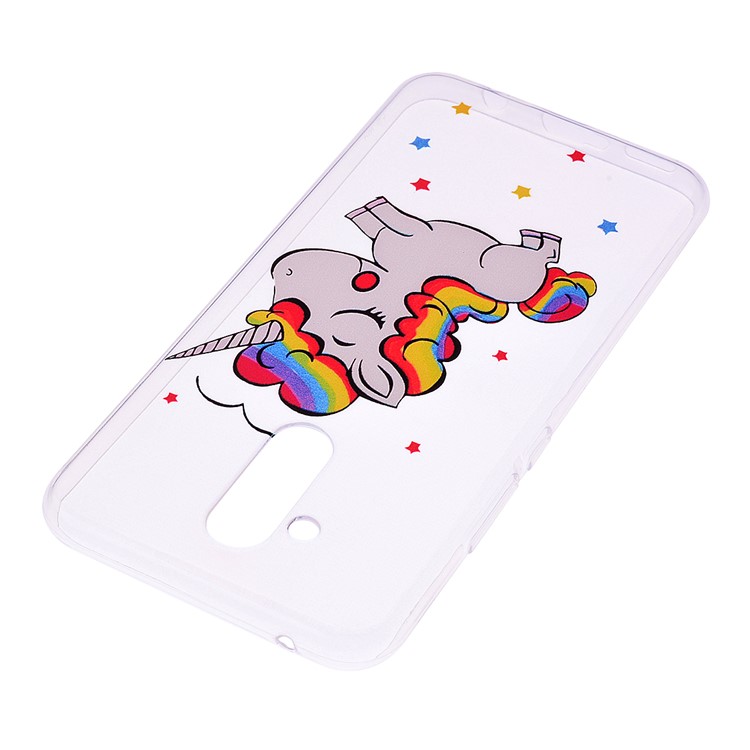 Pattern Printing TPU Back Cover Case for Huawei Mate 20 Lite - Unicorn Pattern-4