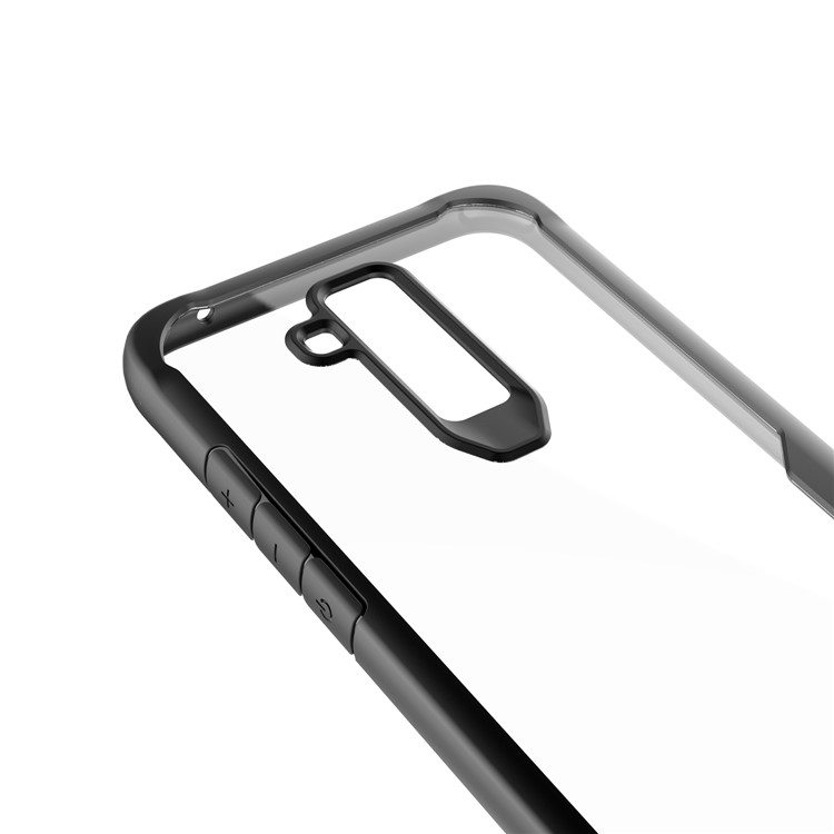 For Huawei Mate 20 Lite Shock Absorption PC + TPU Hybrid Back Mobile Shell - Black-4