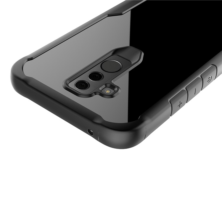 For Huawei Mate 20 Lite Shock Absorption PC + TPU Hybrid Back Mobile Shell - Black-6