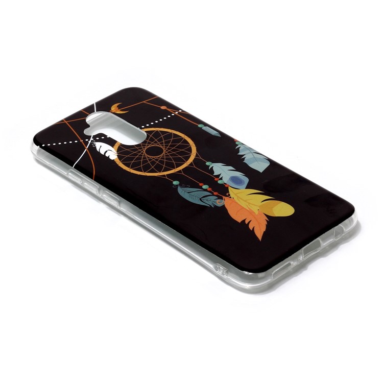 Noctilucent IMD TPU Soft Case for Huawei Mate 20 Lite / Maimang 7 - Feather Dream Catcher-3