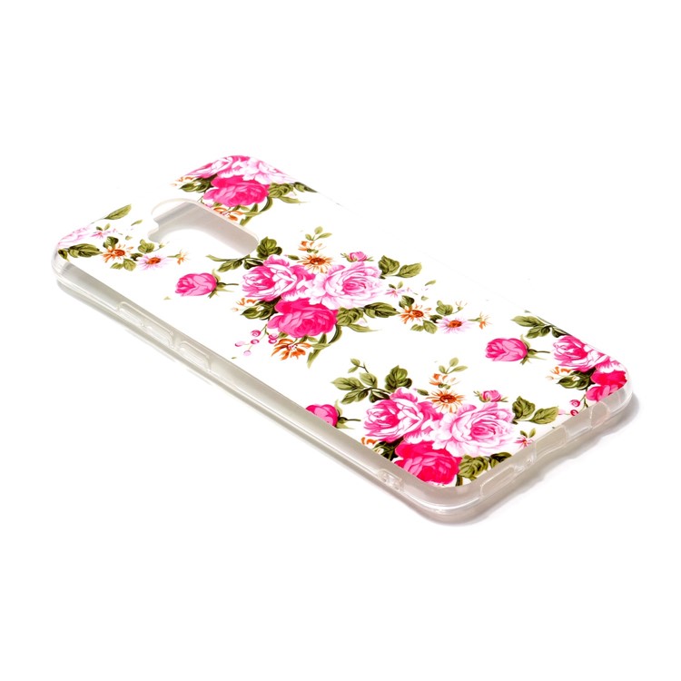Noctilucent IMD TPU Back Case for Huawei Mate 20 Lite / Maimang 7 - Vivid Flowers-3