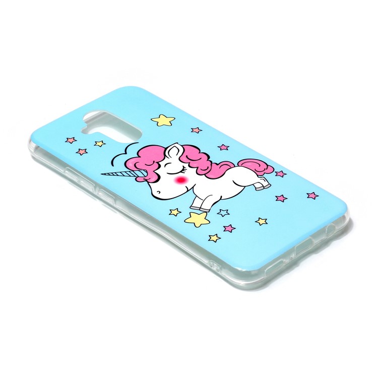 Noctilucent IMD TPU Case Shell for Huawei Mate 20 Lite / Maimang 7 - Unicorn Pattern-3