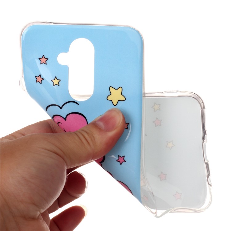 Noctilucent IMD TPU Case Shell for Huawei Mate 20 Lite / Maimang 7 - Unicorn Pattern-4