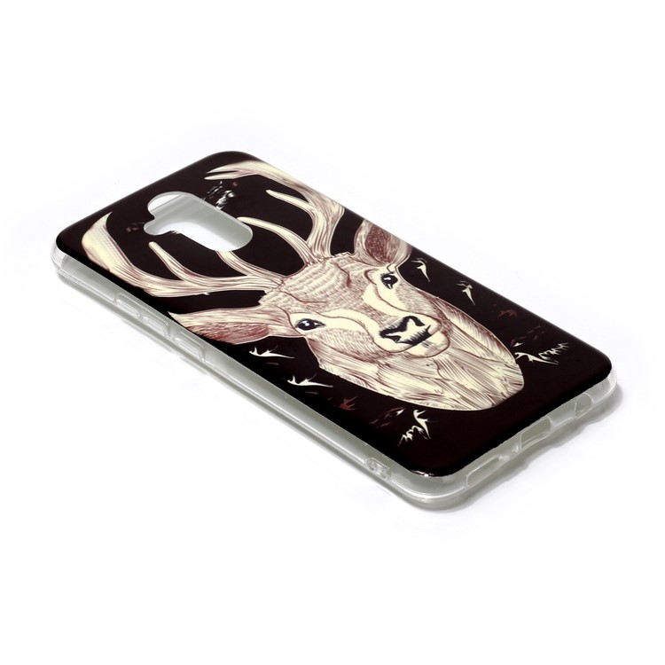 Noctilucent IMD TPU Cover Shell Case for Huawei Mate 20 Lite / Maimang 7 - Elk Pattern-3