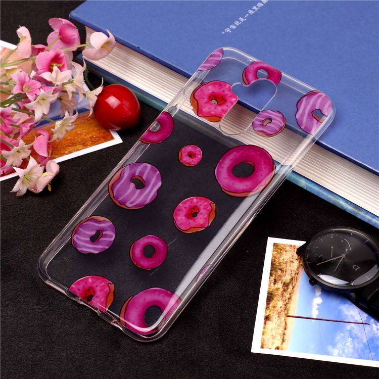 Pattern Printing IMD TPU Mobile Phone Cover for Huawei Mate 20 Lite / Maimang 7 - Donuts-1