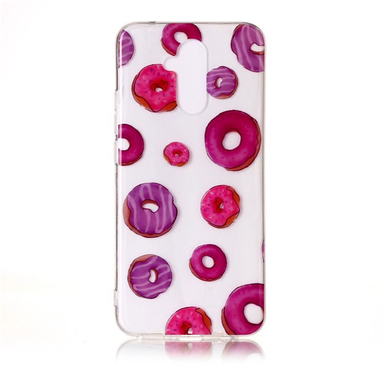 Pattern Printing IMD TPU Mobile Phone Cover for Huawei Mate 20 Lite / Maimang 7 - Donuts-2