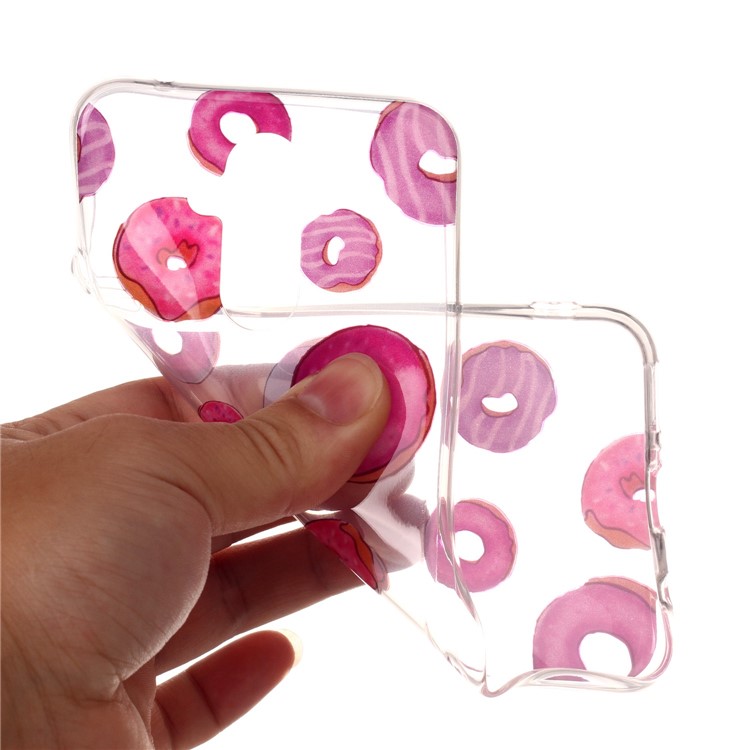 Pattern Printing IMD TPU Mobile Phone Cover for Huawei Mate 20 Lite / Maimang 7 - Donuts-4