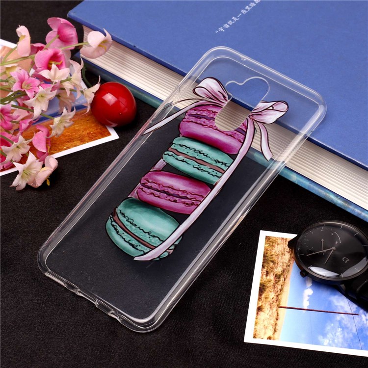 Pattern Printing IMD TPU Mobile Phone Shell for Huawei Mate 20 Lite / Maimang 7 - Macarons-1