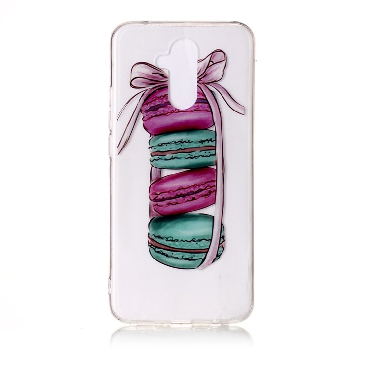 Pattern Printing IMD TPU Mobile Phone Shell for Huawei Mate 20 Lite / Maimang 7 - Macarons-2