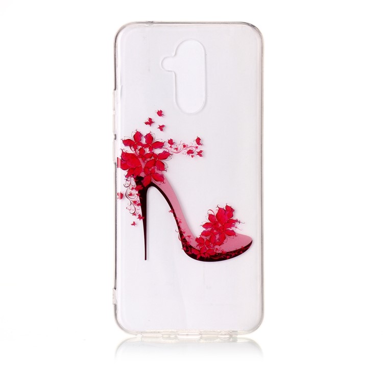 Pattern Printing IMD TPU Case for Huawei Mate 20 Lite / Maimang 7 - High Heeled Shoes-2